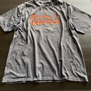 Harley-Davidson T-Shirt Mens 2XL Gray Hellbender Marietta Atlanta GA Graphic Tee